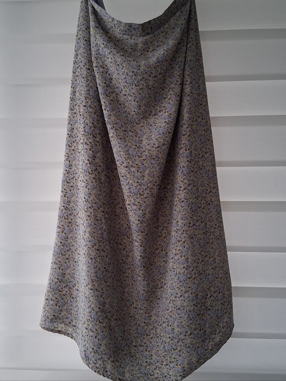 Vintage 100% Silk Bloomingdales Midi Skirt Floral Size 20W 2X Great Condition